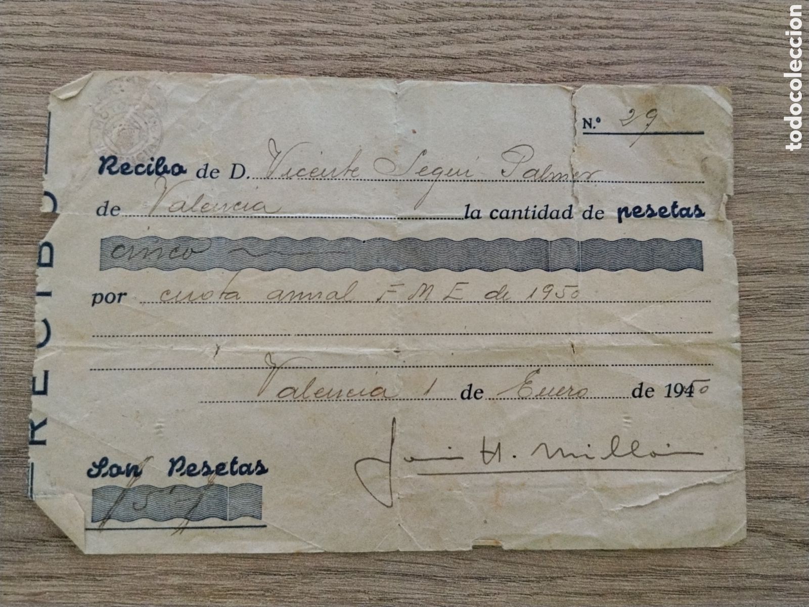 Otros art&iacute;culos de coleccionismo en papel: Documento con vi&ntilde;etas de moto club de valencia 1950.motos cl&aacute;sicas.coches cl&aacute;sicos.bultaco.derby