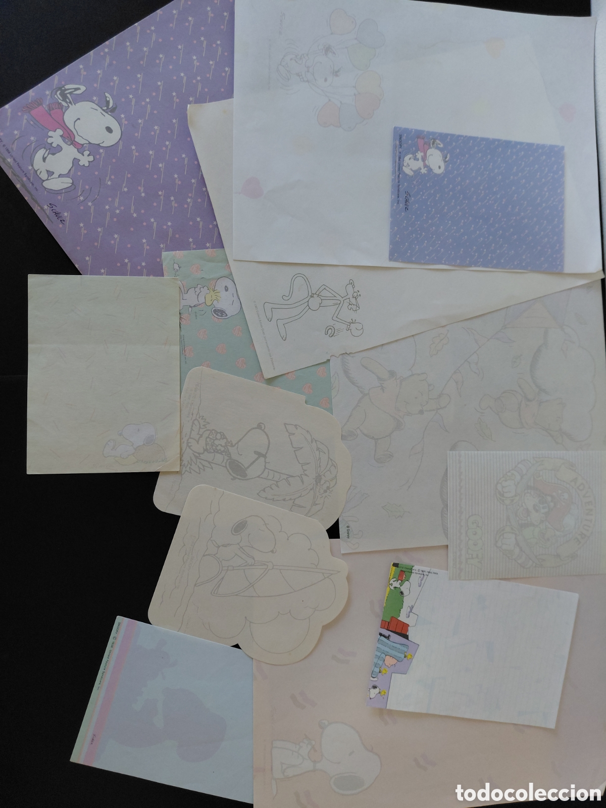 Otros art&iacute;culos de coleccionismo en papel: GRAN LOTE ANTIGUAS HOJAS DE CAMBIO DISNEY - SNOOPY - PANTERA ROSA - GOOFY
