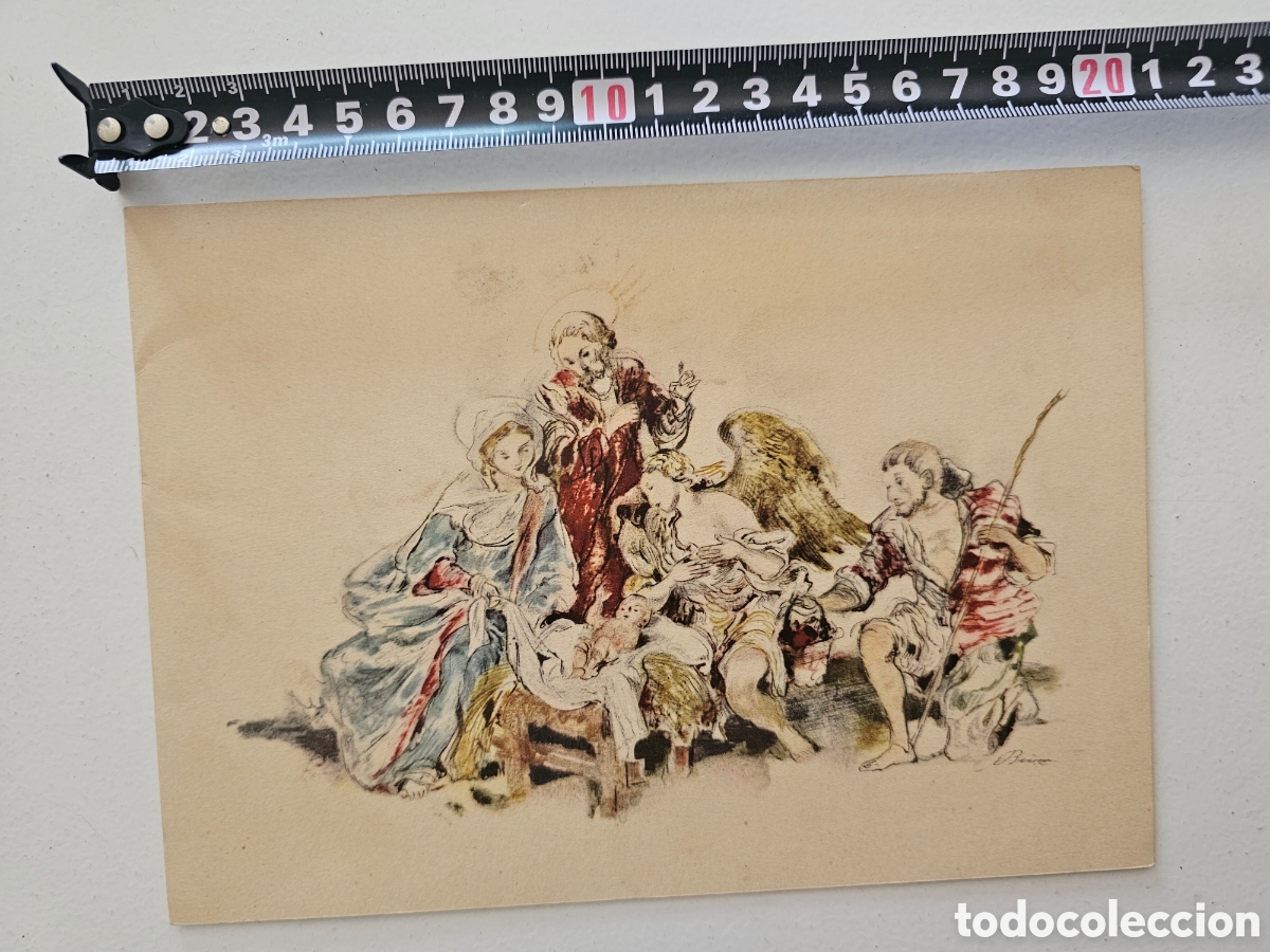 Otros art&iacute;culos de coleccionismo en papel: 1954 Tarjeta Felicitaci&oacute;n A&ntilde;o Nuevo - C. H. Boehringer Sohn Barcelona. Farmac&eacute;utica