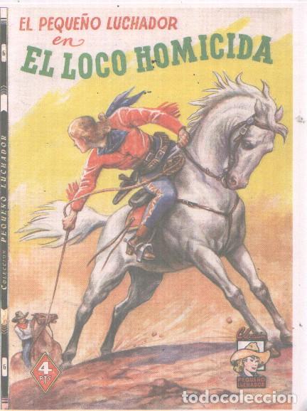 Collectionnisme Papier divers: Ficha propaganda portada novela El Pequelo Luchador: El loco homicida -