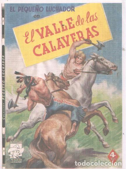 Collectionnisme Papier divers: Ficha propaganda portada novela El Pequelo Luchador: El valle de las calaveras -