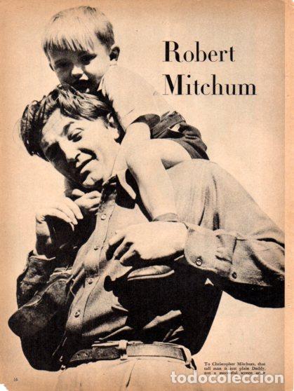 Altri oggetti di carta: LAMINA V55310: Robert Mitchum