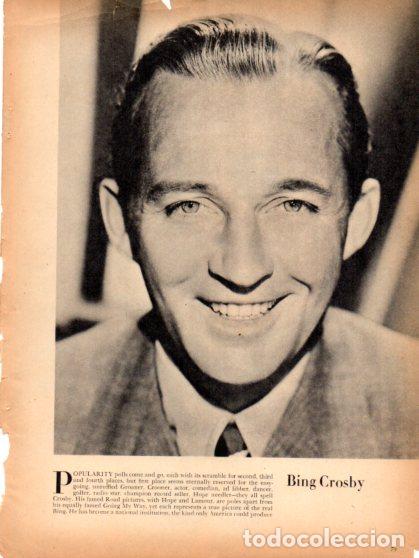 Altri oggetti di carta: LAMINA V55340: Bing Crosby