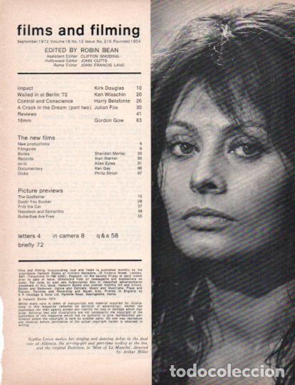 Otros art&iacute;culos de coleccionismo en papel: LAMINA V55370: Sofia Loren in Man of La Mancha