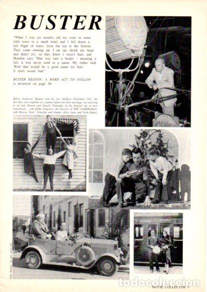 Otros art&iacute;culos de coleccionismo en papel: LAMINA V55389: Buster Keaton with his two children in 1931