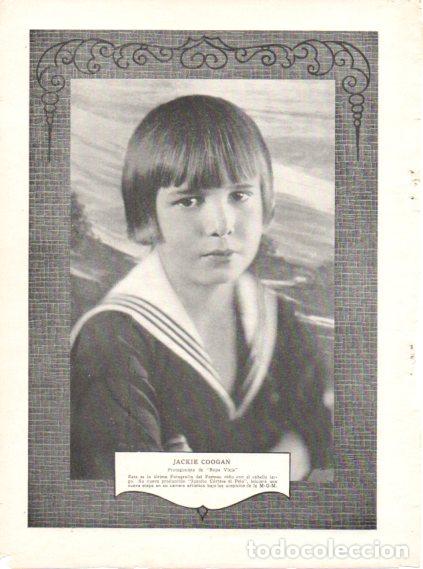 Otros art&iacute;culos de coleccionismo en papel: LAMINA V55404: Jackie Coogan