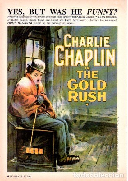 Otros art&iacute;culos de coleccionismo en papel: LAMINA V55395: Charlie Chaplin in The Gold Rush