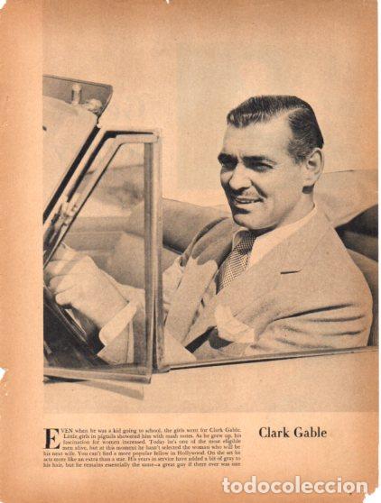 Altri oggetti di carta: LAMINA V55307: Clark Gable