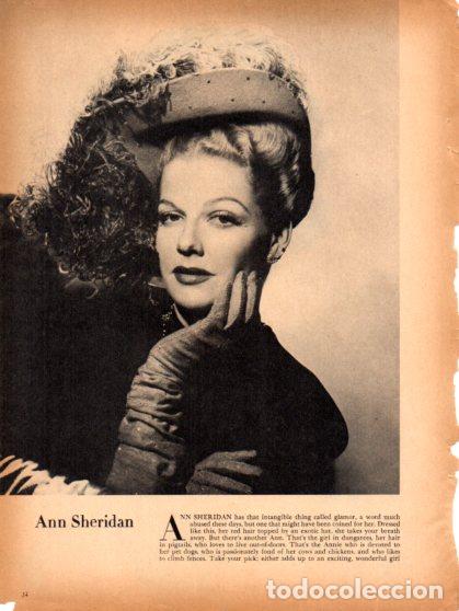 Paper Collecting Others: LAMINA V55318: Ann Sheridan