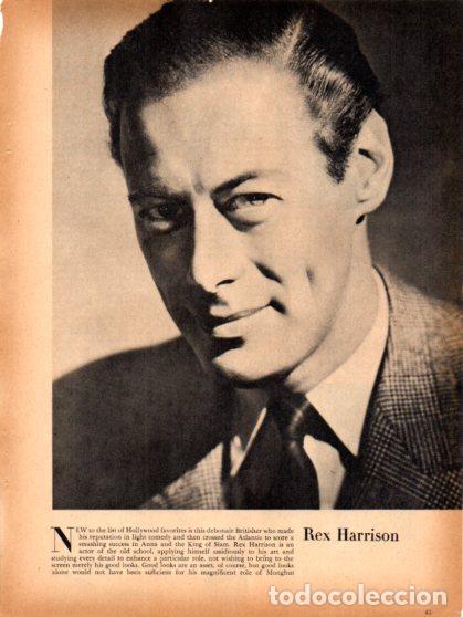 Paper Collecting Others: LAMINA V55322: Rex Harrison