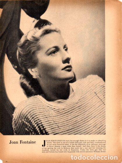 Paper Collecting Others: LAMINA V55328: Joan Fontaine