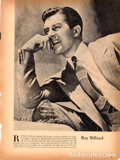 Altri oggetti di carta: LAMINA V55333: Ray Milland