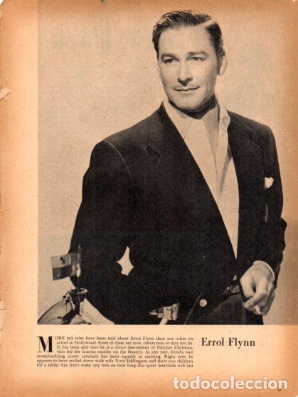 Altri oggetti di carta: LAMINA V55316: Errol Flynn