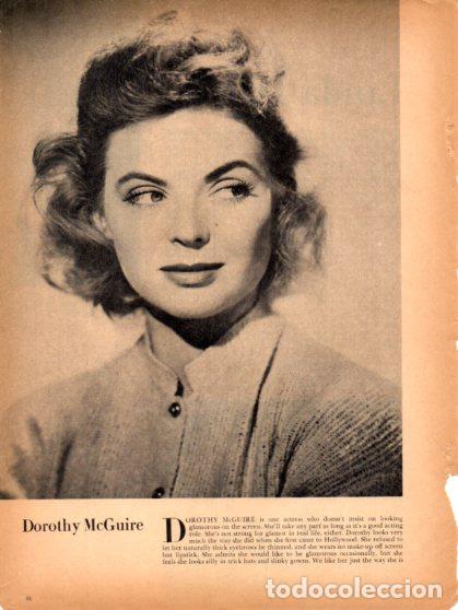 Altri oggetti di carta: LAMINA V55343: Dorothy McGuire