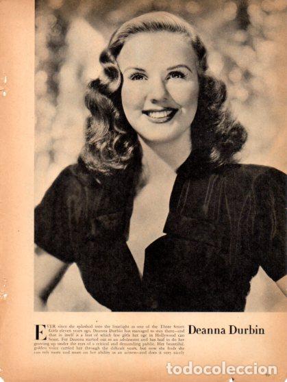 Altri oggetti di carta: LAMINA V55347: Deanna Durbin