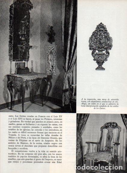 Altri oggetti di carta: LAMINA V55529: Mesa y sillon, Museo de las Artes Decorativas Madrid