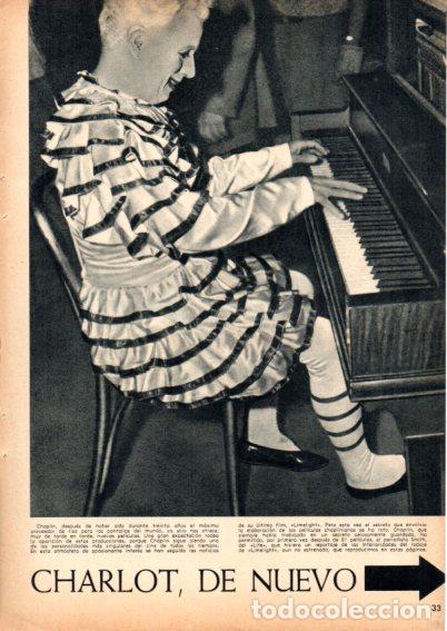 Paper Collecting Others: LAMINA V55357: Charles Chaplin vestido de payaso