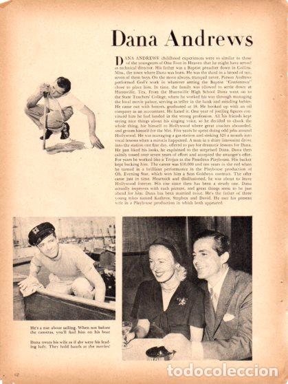 Paper Collecting Others: LAMINA V55331: Dana Andrews