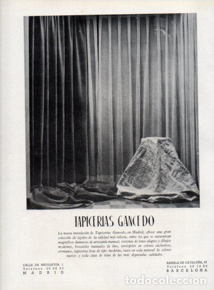 Paper Collecting Others: LAMINA V55535: Publicidad Tapicerias Gancedo