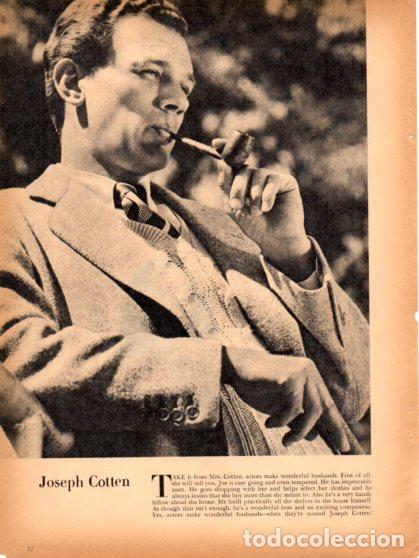 Paper Collecting Others: LAMINA V55336: Joseph Cotten