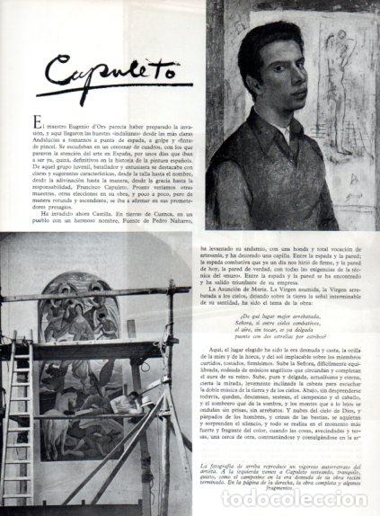 Outros artigos de papel: LAMINA V55574: Autorretrato de Capuleto y ante una obra terminada