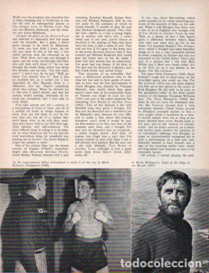 Outros artigos de papel: LAMINA V55372: Kirk Douglas in Mark Robson's Champion 1949