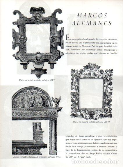 Outros artigos de papel: LAMINA V55575: Marcos de Alemania siglos XVI y XVII