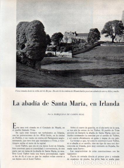 Outros artigos de papel: LAMINA V55590: Abadia de Santa Maria en Irlanda