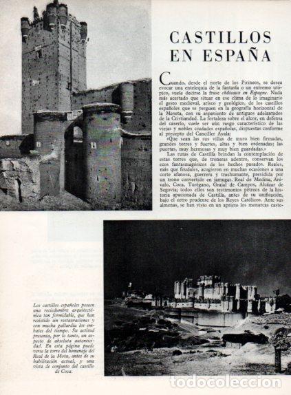 Outros artigos de papel: LAMINA V55605: Torre del Real de la Mota y Castillo de Coca