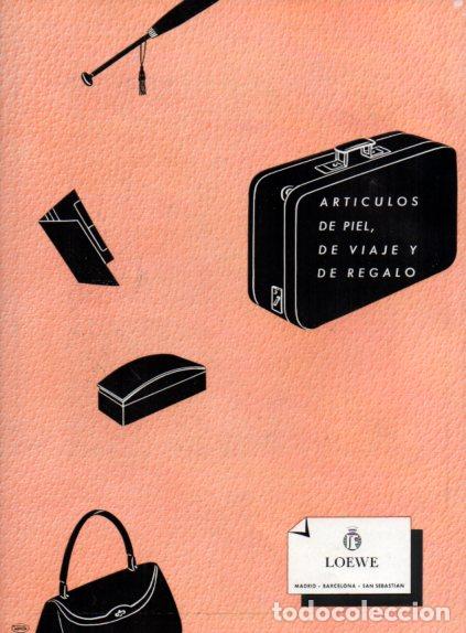 Outros artigos de papel: LAMINA V55644: Publicidad Loewe articulos de piel