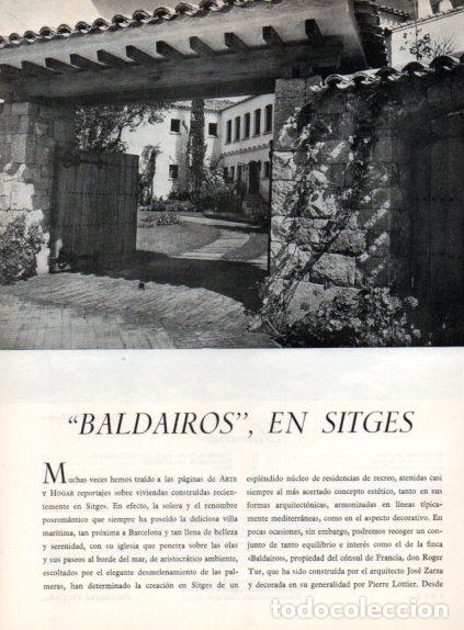 Outros artigos de papel: LAMINA V55625: Finca Baldairos en Sitges