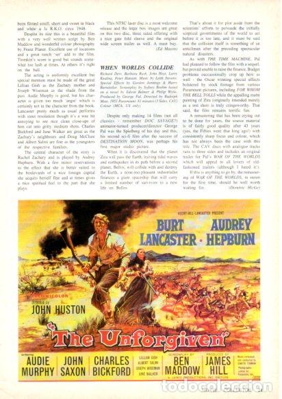Outros artigos de papel: LAMINA V55391: The unforgiven by John Huston