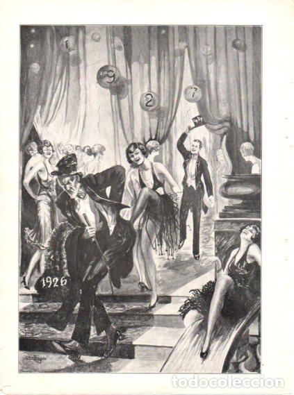 Collectionnisme Papier divers: LAMINA V55406: Ilustracion fin de a&ntilde;o 1926