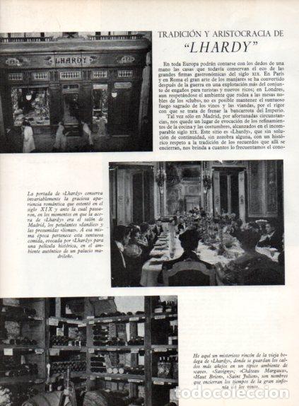 Collectionnisme Papier divers: LAMINA V55660: Lhardy restaurante, portada salon y bodega