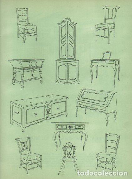 Collectionnisme Papier divers: LAMINA V55689: Mobiliario provincial frances, croquis