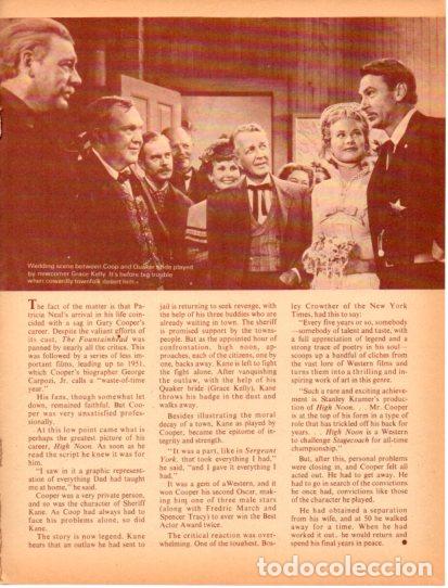 Collectionnisme Papier divers: LAMINA V55447: Gary Cooper an Grace Kelly
