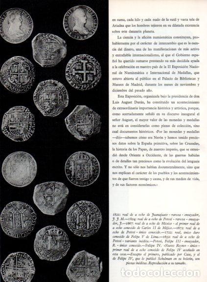 Collectionnisme Papier divers: LAMINA V55685: Monedas de la II Exposicion Nacional de Numismatica