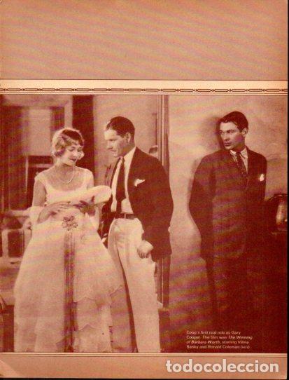 Collectionnisme Papier divers: LAMINA V55436: Gary Cooper in The Winning of Barbara Worth