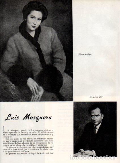 Collectionnisme Papier divers: LAMINA V55700: Elvira Noriega y Lopez Ibor por Luis Mosquera