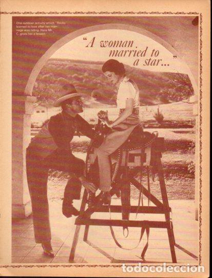 Collectionnisme Papier divers: LAMINA V55441: Gary Cooper and his wife
