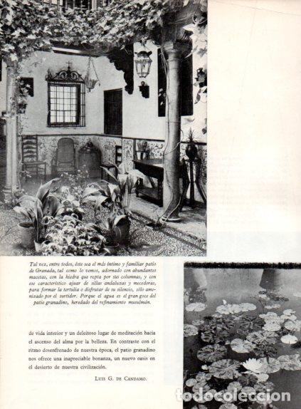 Collectionnisme Papier divers: LAMINA V55734: Patio de Granada