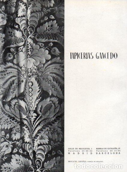 Collectionnisme Papier divers: LAMINA V55720: Publicidad Tapicerias Gancedo