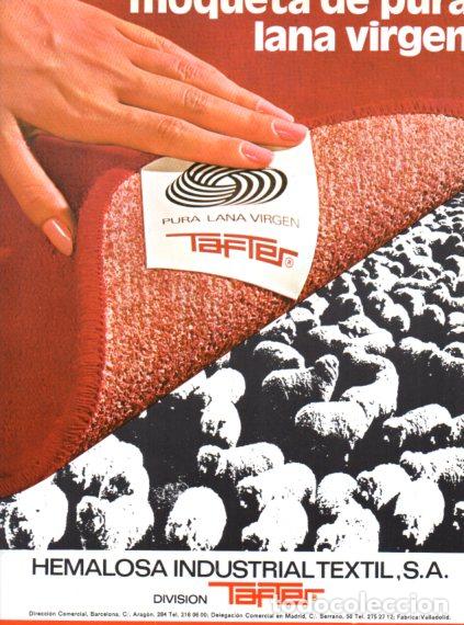 Altri oggetti di carta: LAMINA V55769: Publicidad Hemalosa Industrial Textil, S. A.