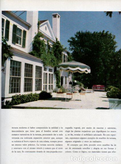 Collectionnisme Papier divers: LAMINA V55527: Muebles modernos de terraza