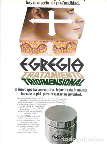 Outros artigos de papel: LAMINA V55804: Publicidad Egregia crema hidratante