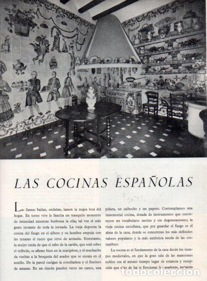 Outros artigos de papel: LAMINA V55542: Cocina espa&ntilde;ola con azulejos decorados