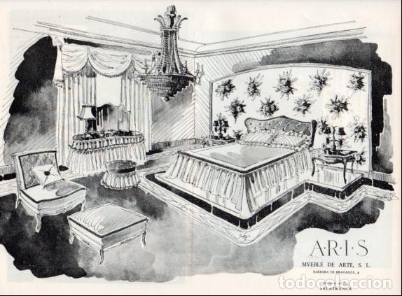 Outros artigos de papel: LAMINA V55521: Publicidad ARIS mueble de arte en trasera Alfa