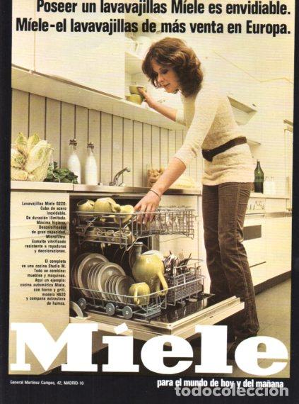 Outros artigos de papel: LAMINA V55834: Publicidad Miele lavavajillas