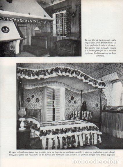 Collectionnisme Papier divers: LAMINA V55557: Vivienda de los Sres Fernandez de Gamboa arquitecto Eulogio Segurola