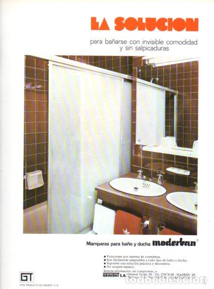 Collectionnisme Papier divers: LAMINA V55830: Publicidad Moderban mamparas para ducha y ba&ntilde;o